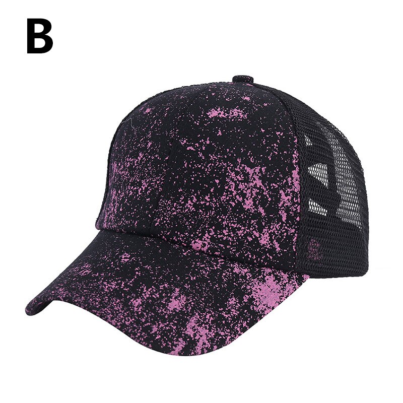 Outdoor sports baseball caps ladies baseball caps casual caps sunshade mesh pattern S8C5112: B