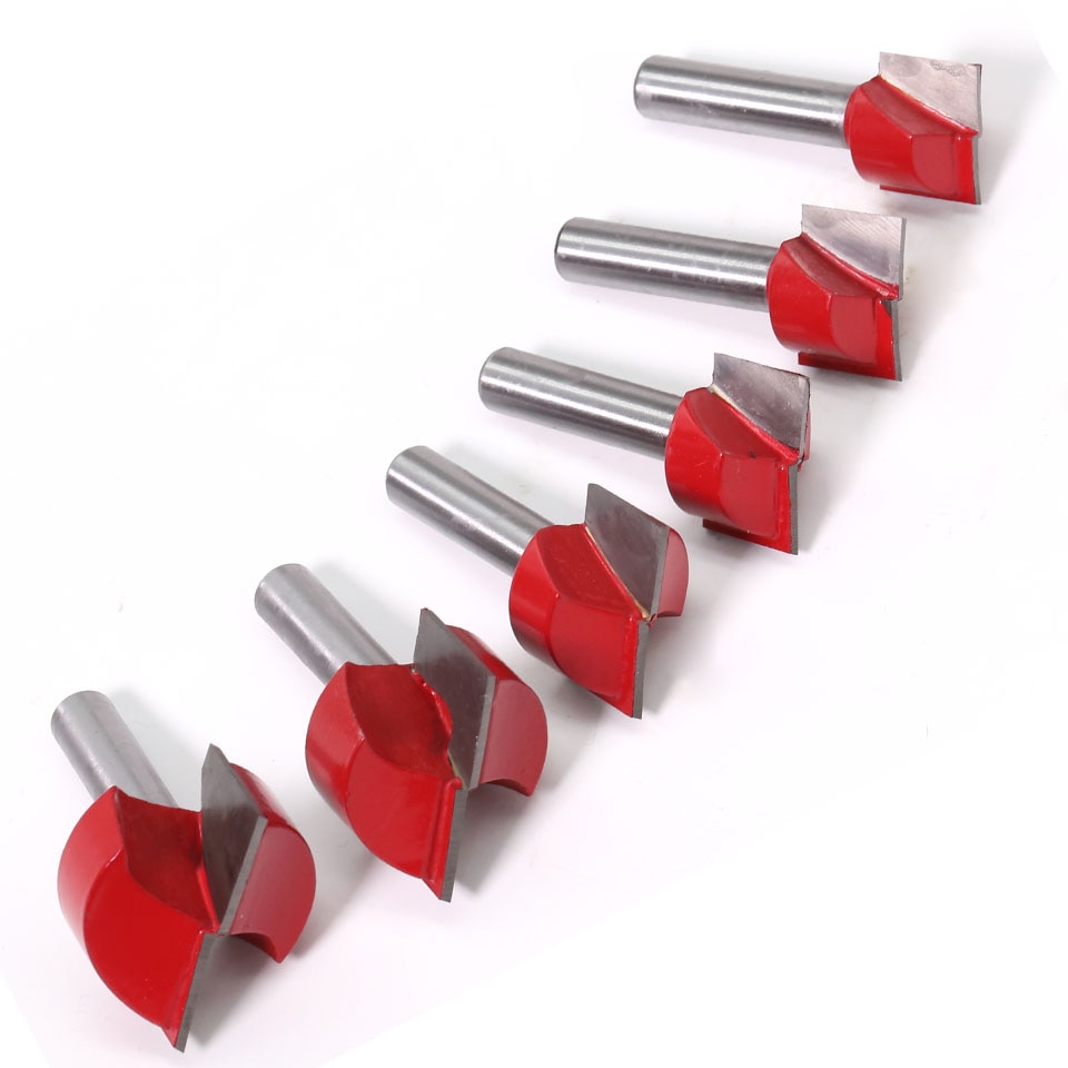Top 1pc 8mm Schacht Reinigen Bodem Hout Router Bit Tungsten Carbide Graveren Mes Houtbewerking Gereedschappen End Frezen cutter
