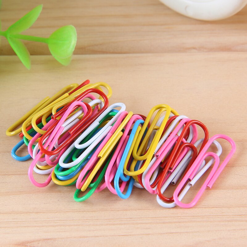 1 paquete de artículos de papelería, conjunto de Clips circulares para sujetar papel, Clips para Carpeta, banda de goma, suministros para oficina y Escuela Deli 8500
