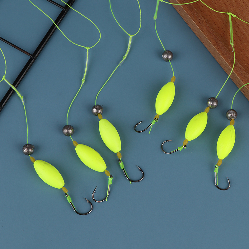 1 Set Size3#-14# Pesca Carp Rigs Fishing Lure Three Hook Fishing Hair Rigs Hook Suspension Anti Bottom Carp Fishing Hook