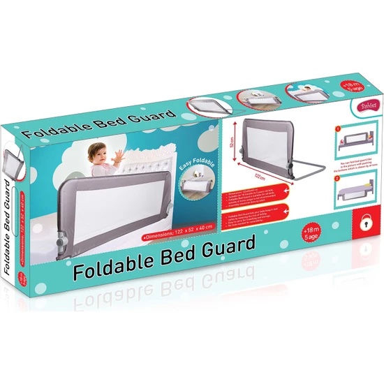 Foldbar sengebeskyttelse børnesengebarriere