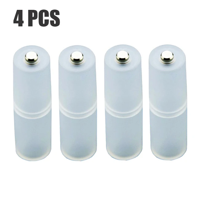 Adaptateur de batterie sèche en plastique AAA à AA, haute ténacité, convertisseur Li-ion, support de batterie Portable, boîtier de commutation, boîte de rangement de batterie: Bleu