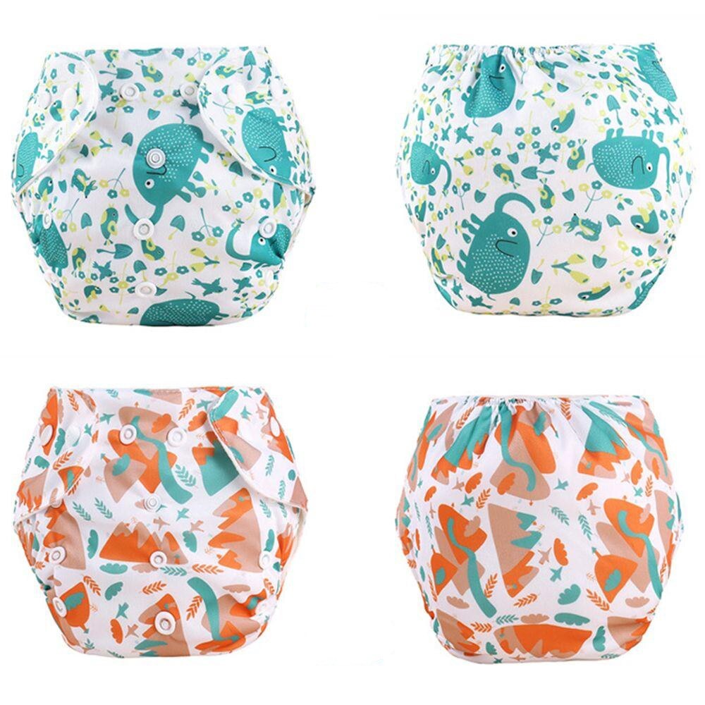 4 sztuk/partia bielizna pieluchy zmieniające pieluchy wielorazowe dla dzieci niemowlęta pieluchy pieluszki tekstylne spodnie treningowe