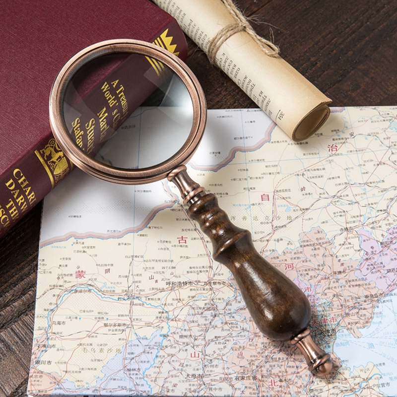 10X Magnifying Glass with Light for Reading Premium Handheld Magnifier with Light for Reading, Exploring, Inspection