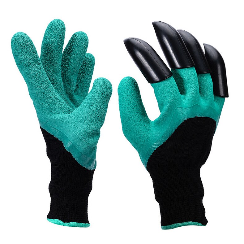 Guantes de jardinería con garras de plástico ABS, 1 par, superventas,