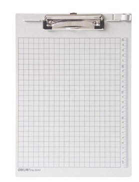 9240 multifunctional board clip a4 folder plate clip board plastic for office and school: 9240 plastic grey