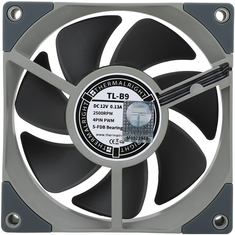 Thermalright TL-B9/B9W 92Mm 4PIN Pwm Case Koelventilator 2500Rpm Hoge Prestaties Luchtdruk Radiator Fan
