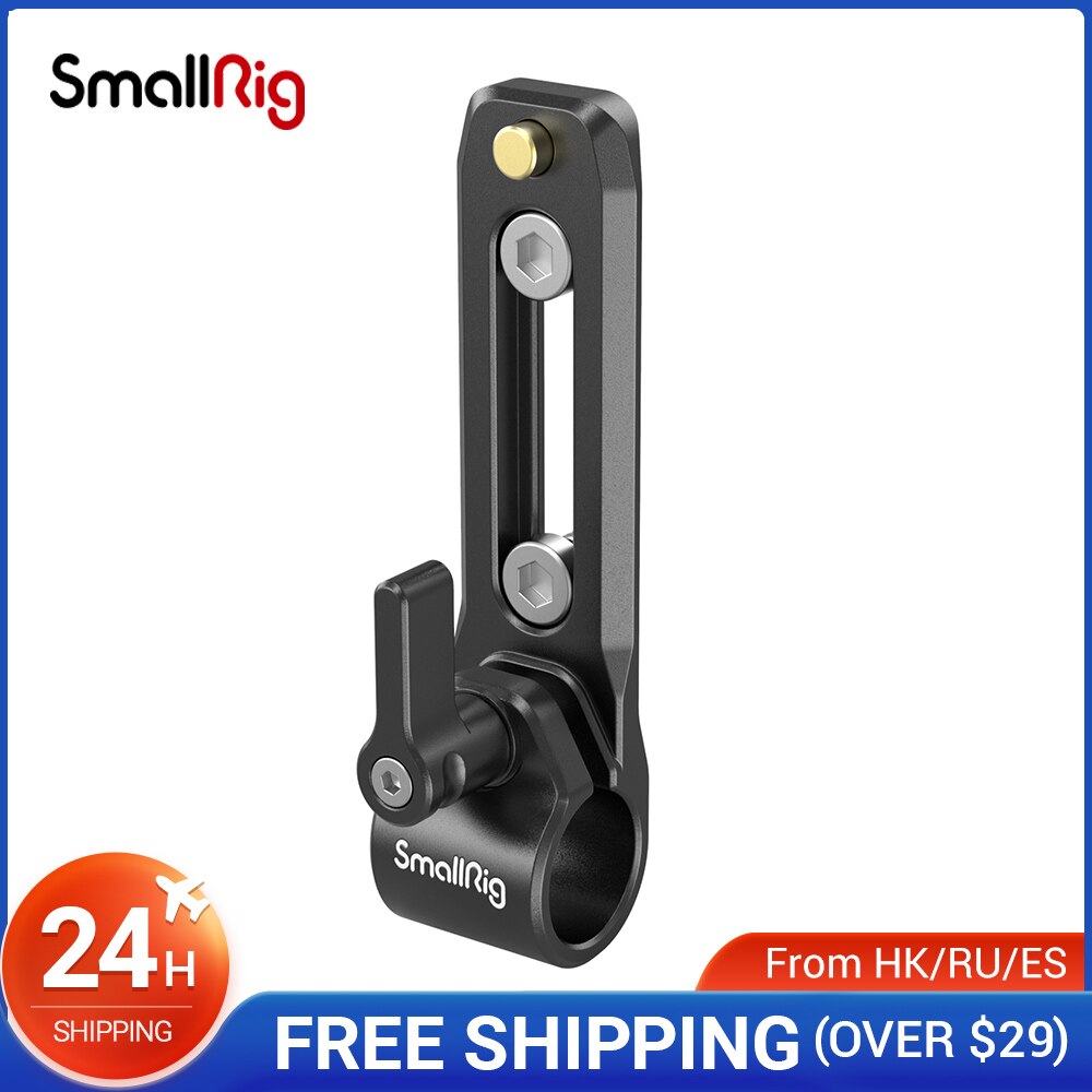 Smallrig stångklämma med nato-skena lätt och bärbar kompatibel med standard 15mm -stång och nato-klämma 3011