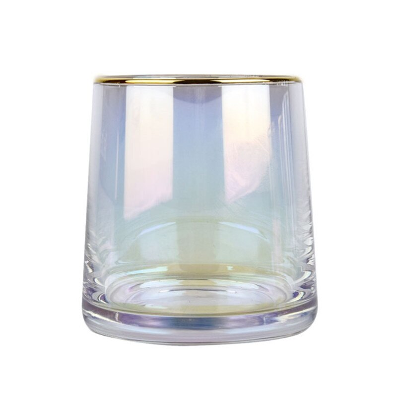 Nordic Glass Carafe Water Pitcher with Wood Lid Kettle Drinking Cup Tea Pot Juice Jug Household Drinkware Clear Water Bottle: I