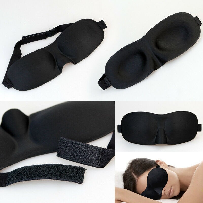 Travel Sleep Eye Mask 3D Memory Foam Padded Cover Sleeping Blindfold Dreamed
