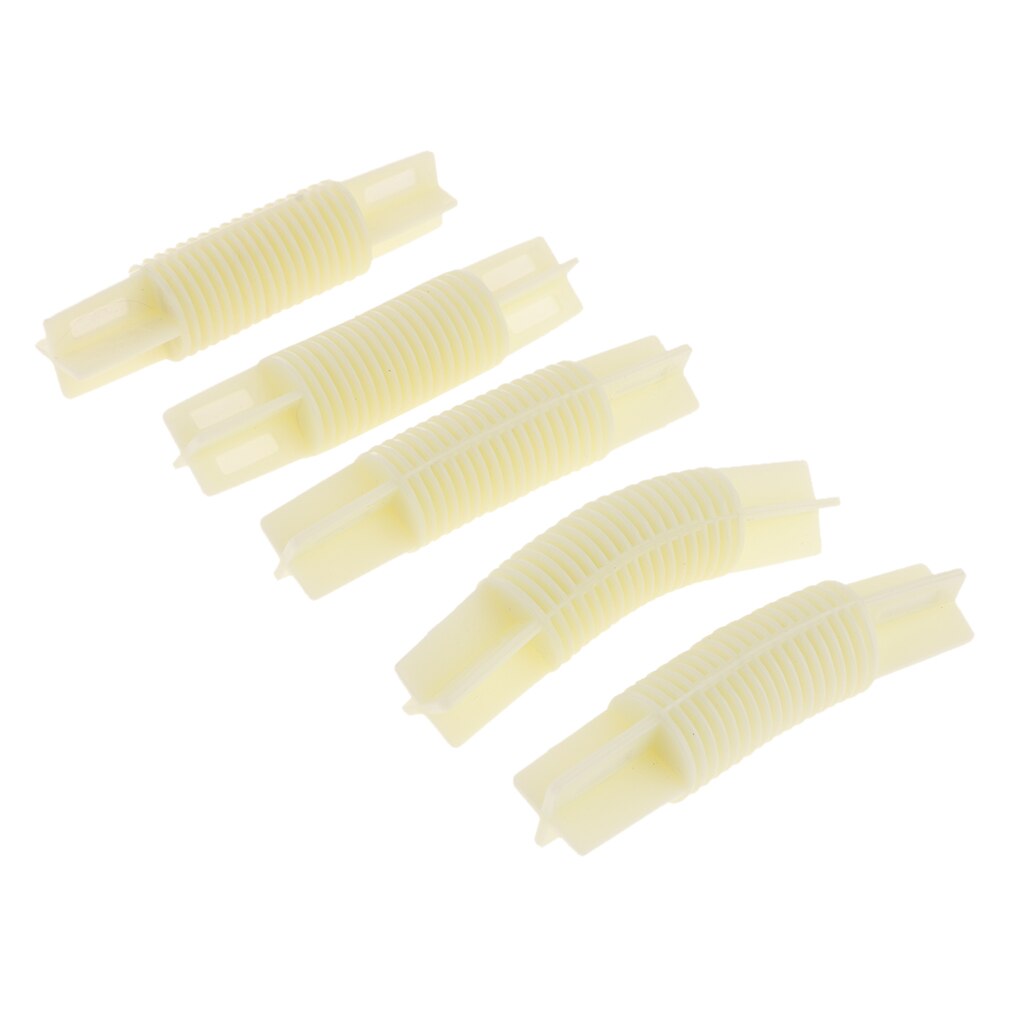 Poteau de rideau de fenêtre en saillie | Connecteur de coude Beige 5 pièces 26mm/28mm