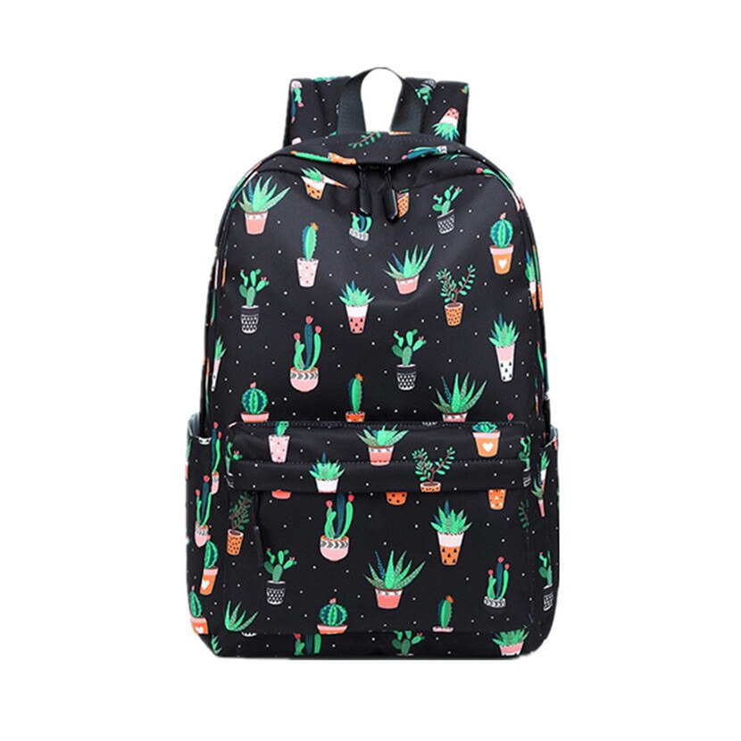 Okkid moda escola mochila para meninas bookbag feminino bagpack de viagem feminino esporte mochila estudante sacos de escola dropshipping: black