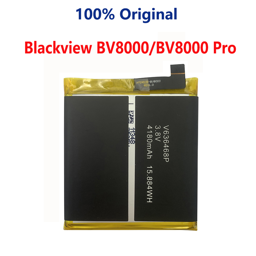 100% Original For Blackview A7 A5 A60 E7 E7S A8 Max A20 BV4000 BV5000 BV6000 BV6000S BV7000 BV8000 BV9000 Pro Phone Battery: BV8000 BV8000Pro