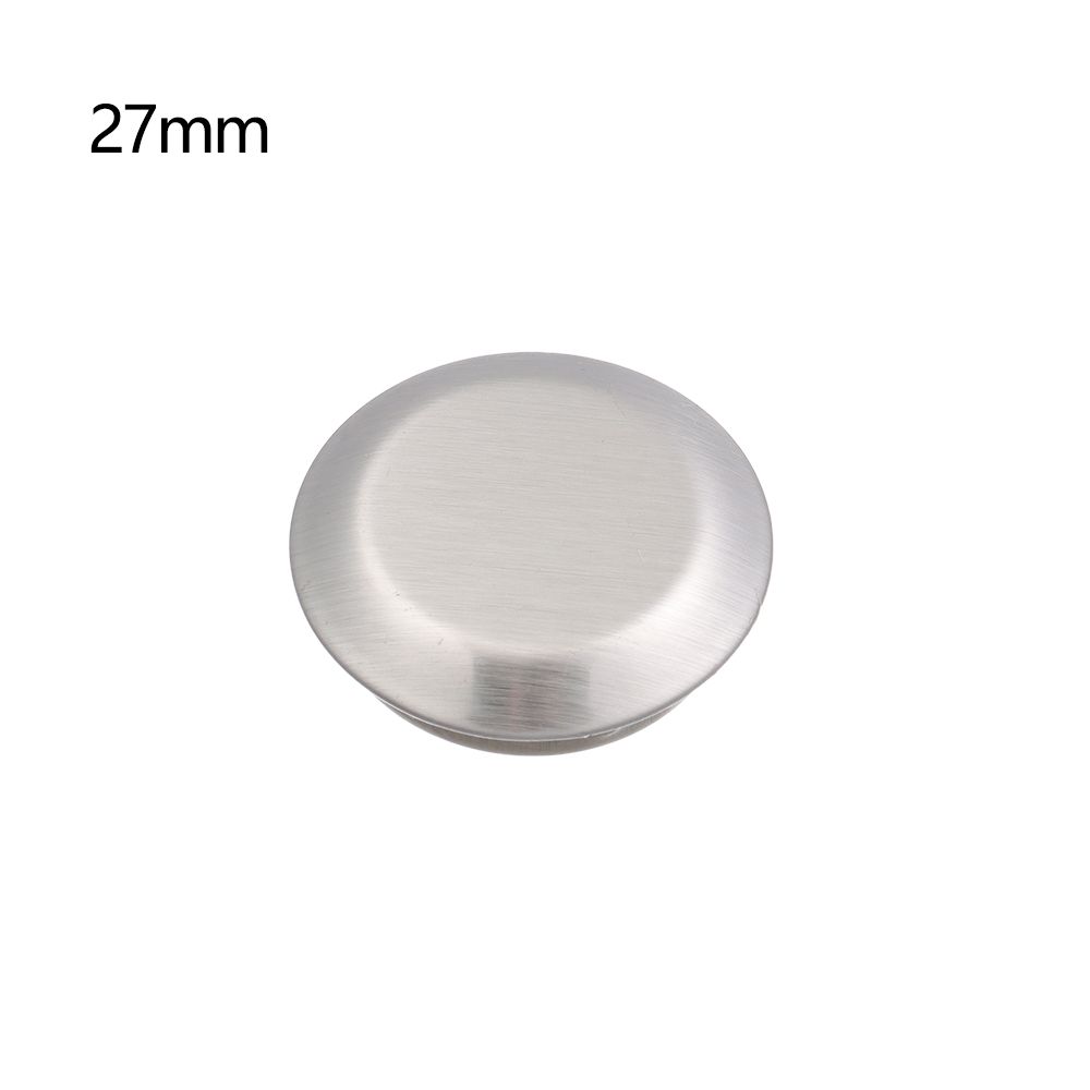 Stainless Steel Silver Faucet Hole Cover Water Stopper Sink Plug Anti-leakage Faucet Decorative Covers Bathroom Kitchen Fixture: 27mm