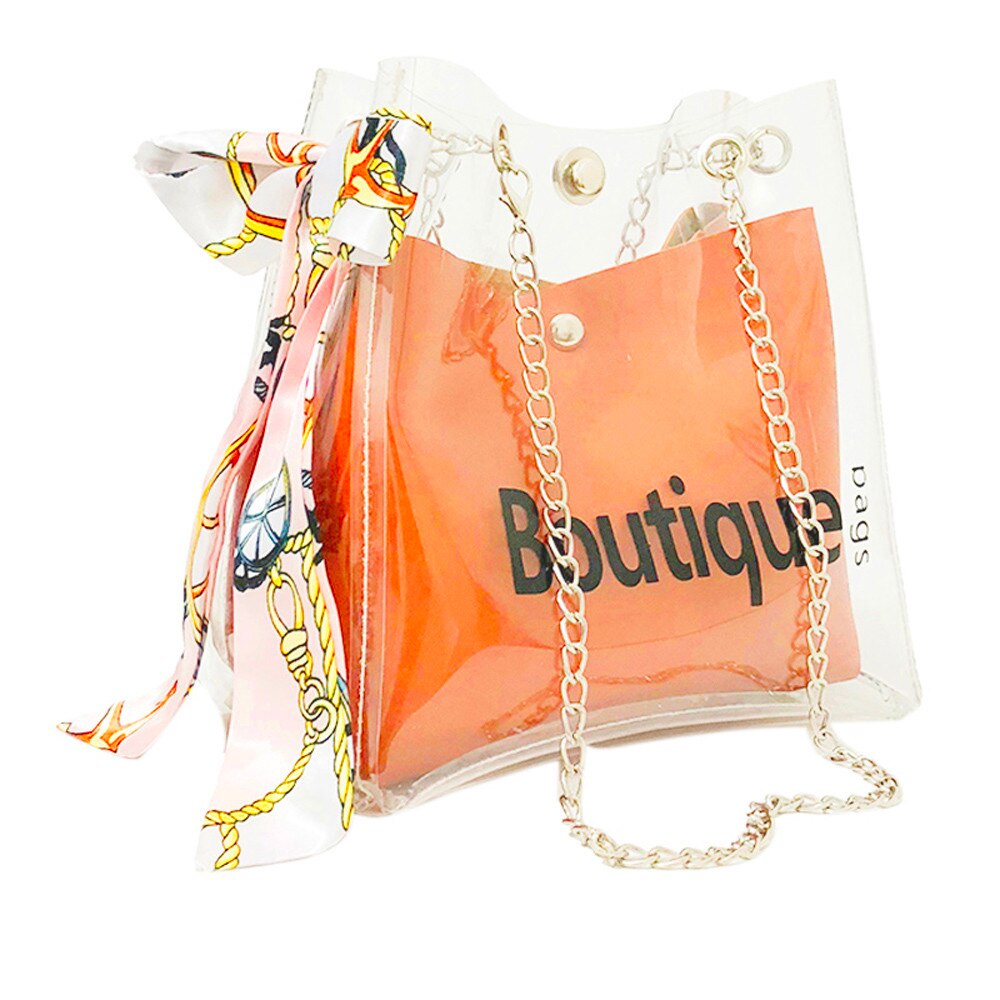 Klar Transparent Kordelzug Mädchen Nette Verbund Tasche Weibliche Handtaschen Frauen Mini Kleine Schulter Tasche # H30