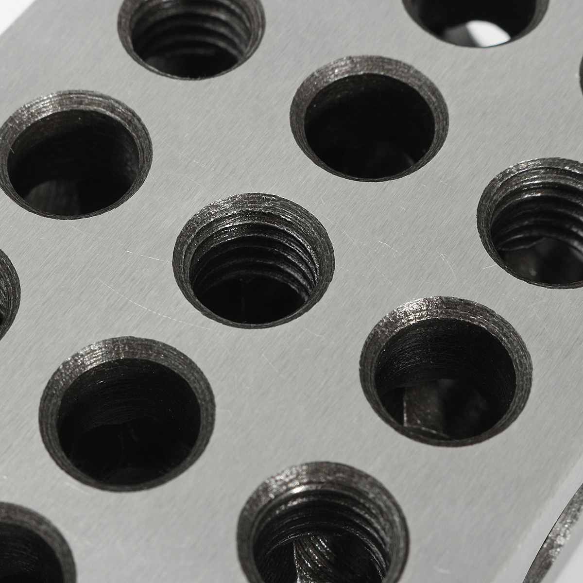 2Pcs Precision Blocks Hardened Steel 1-2-3 Blocks 0.0001" Precision Matched Machinist 123 Milling Tool 23 Holes