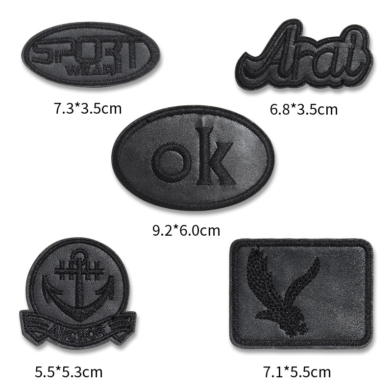 Parche negro autoadhesivo sin costura para chaqueta de plumón, ropa de cuero, bolsas de reparación de alta gama, parche de tela con patrón de decoración de agujeros: Púrpura