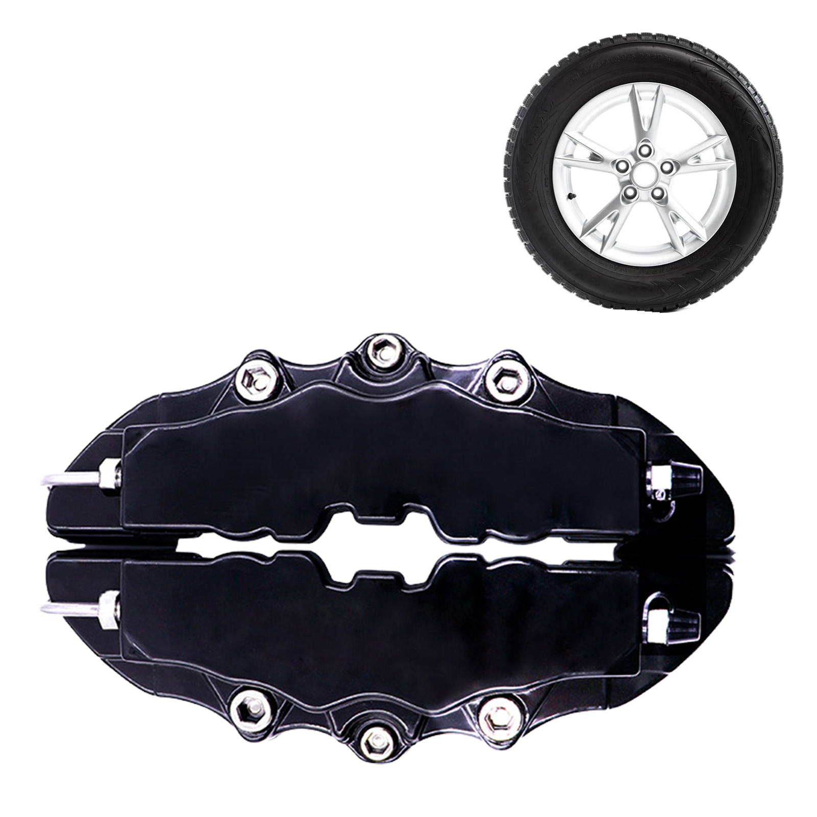 Remklauw Covers 2 Stuks Auto Disc Remklauw Covers Voor 2 Stuks Achter Remklauw Cover Guard Protector Cover Universal voor Front