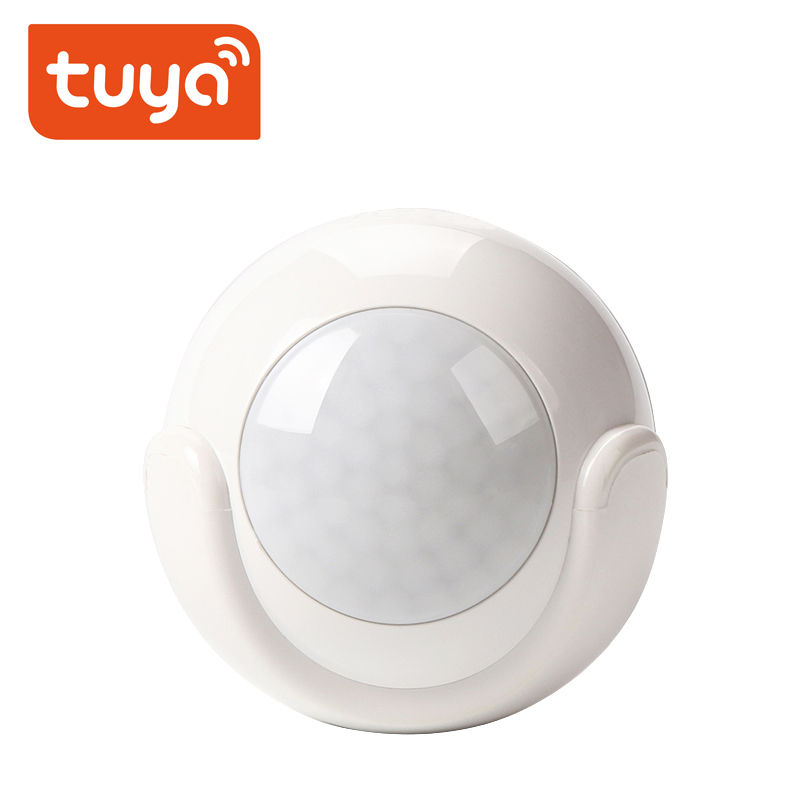 Smart Leven Batterij Aangedreven Wifi Tuya Pir Motion Sensor Detector Alarmsysteem Werken Met Ifttt: 1PCS With battery