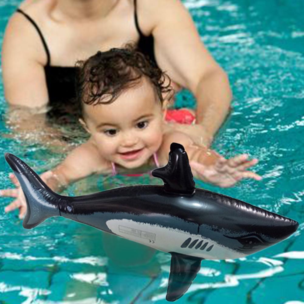 Haj flyde børn voksne oppustelige vand legetøj swimmingpool simulering hval fisk dyr legetøj pool tilbehør børns legetøj: Default Title