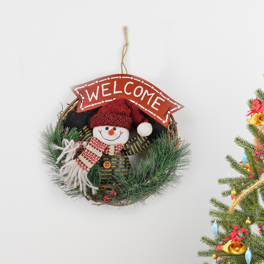 Lichtgewicht Hout Lichtgewicht Prachtige Deur Krans Ronde Deur Krans Slijtvast Voor Patio