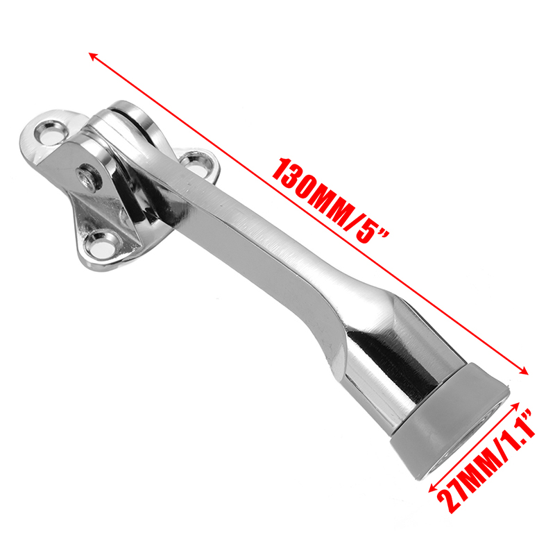 Magnetic Door Stopper Brushed Door Holder Catcher Rubber Buffer Wall Floor Mounted Stopper Home Door Holder