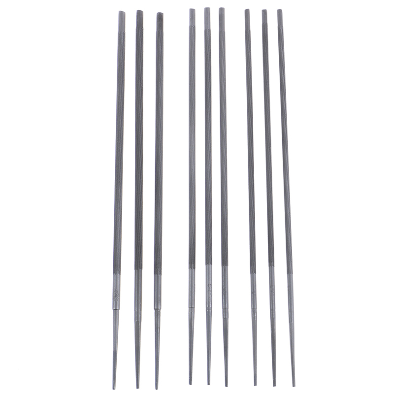 3 stuks/set ronde kettingzaagvijlen voor het slijpen van kettingzaagkettingen, 4mm,4.8mm,5.5mm houtbewerkingsgereedschappen