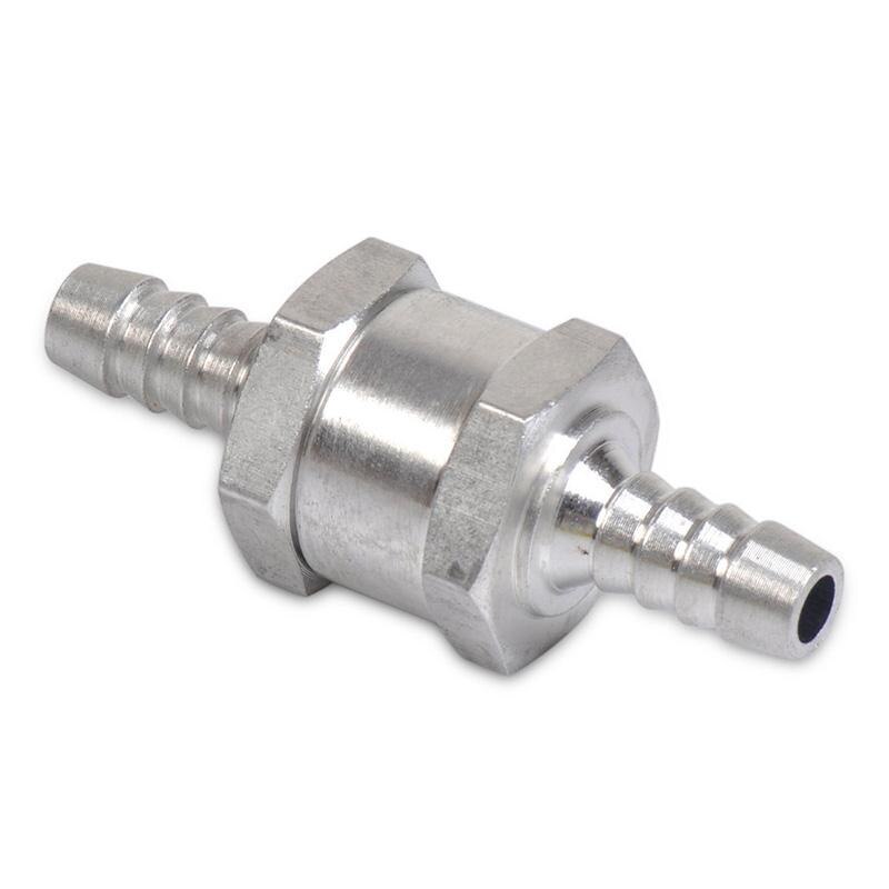 8mm Car Motorcycle Fuel Oil Diesel Non-Return One Way Check Valve Aluminum Alloy