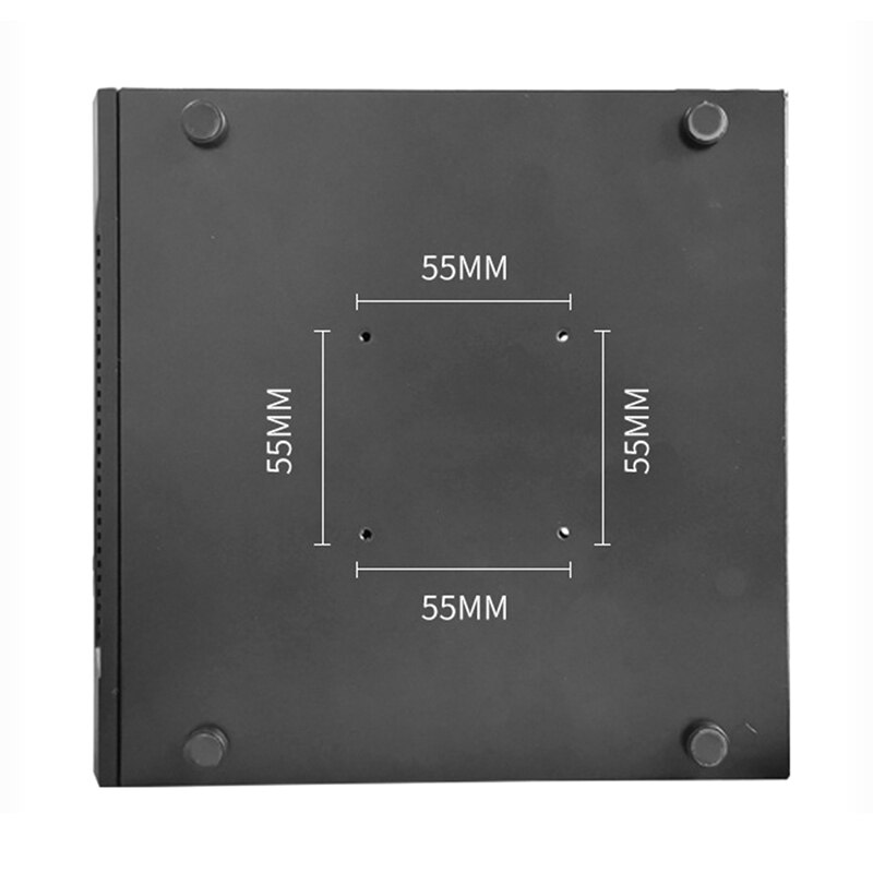 TX01 ITX Case HTPC Chassis With Back Mount Bracket Mini-ITX Computer Case USB2.0 Industrial Control ITX Enclosure