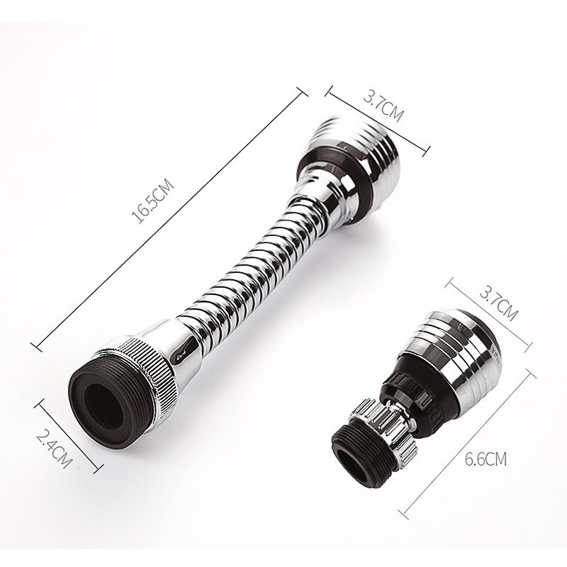 360-Degree Rotating Faucet Bubbler Kitchen Water-Saving Filter Head Bathroom Splash-Proof Foamer Adjustable Filter Tap Diffuser