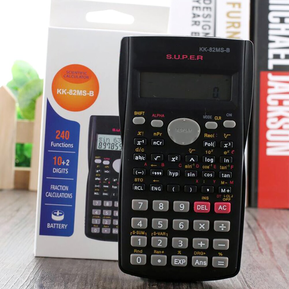 Portable Scientific Calculator Stationery School Office Engineering Multifunction School Engineering Stationery Scientific Tool