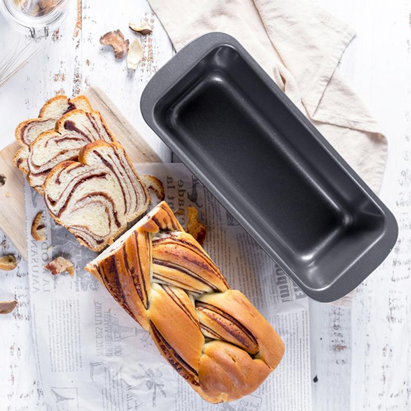 Carbon Steel Oval Shaped Bread Baking Dishes Non-stick Cake Pan Cheese Cake Toast Pan-Bread Cake Mold Kitchen Bakeware Gadget