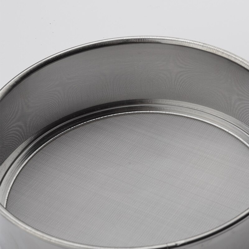 Edelstahl 15cm Mehl Sieb mit 60 Gittergewebe Sichtung Bildschirm Gittergewebe Zucker Filter Manuelle Fein Sieb Küche Backen Gebäck werkzeuge