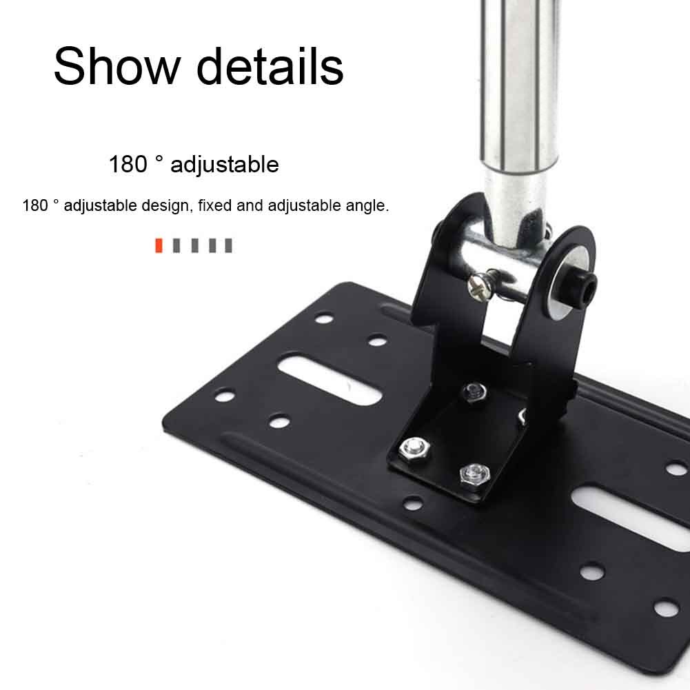 Space Saving Wall Mount Home Steel Easy Install 180 Degree Adjustable Speaker Bracket KTV Holder Ceiling Black Modern Hanging