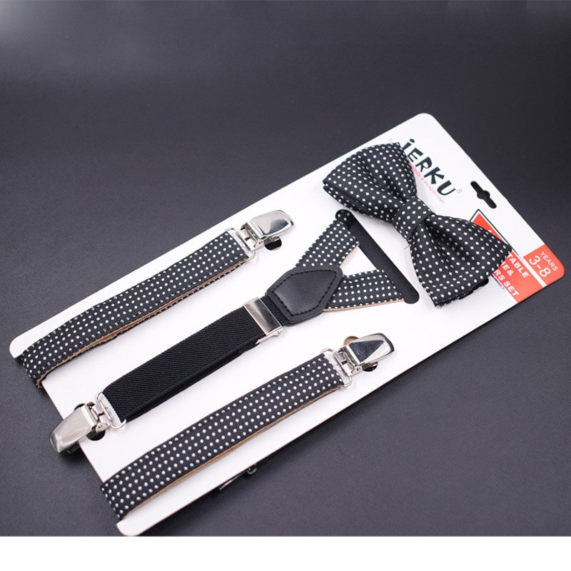 Baby Suspenders Set 3 Clips Kids Braces Boy's Suspensorio No Elastic Adjustable Tirantes Bretelles 2.0*75cm