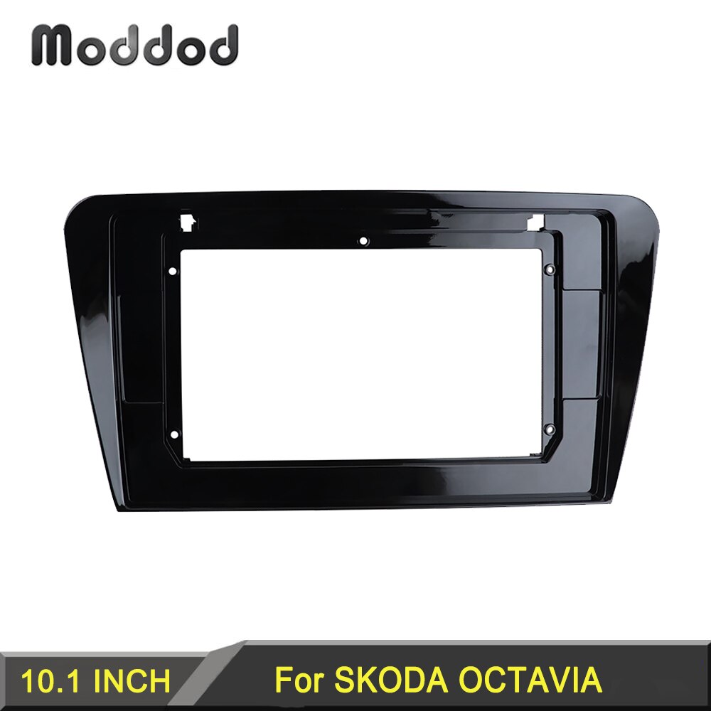 10,1 pulgadas coche Radio Fascia para SKODA OCTAVIA Panel de estéreo reproductor de DVD GPS instalar Panel kit de montaje de Panel Facia