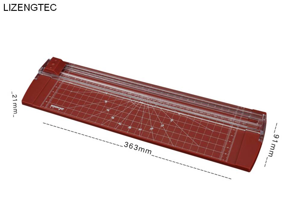 Spedizione Gratuita LIZENGTEC A4 Carta Fotografica Manuale Trituratore rifinitore Corrispondenza pellicola di Laminazione