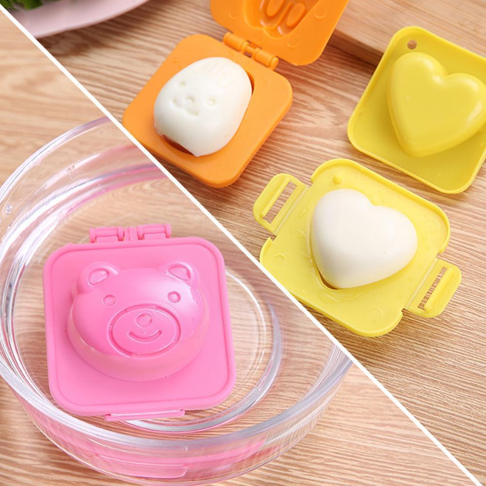 Moule à œufs durs 1 pièce, anneau à œufs de dessin animé mignon Diy, machine à Bento, coupeur de décoration boule de riz, accessoires de cuisine pour cuisine B8m8