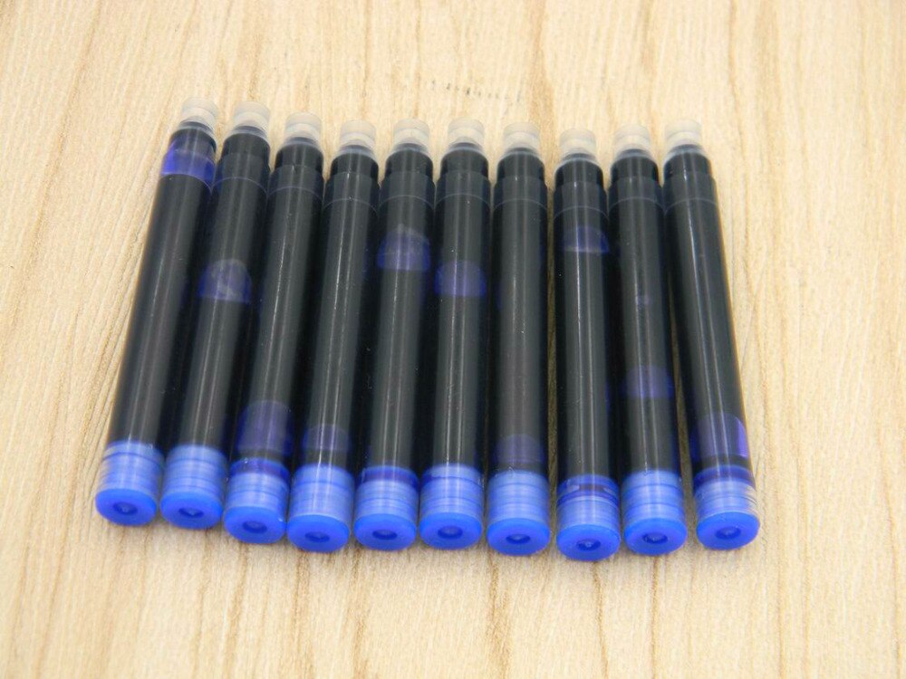 10 st blauw fit voor KANTOOR metalen vulpen INKT vullingen