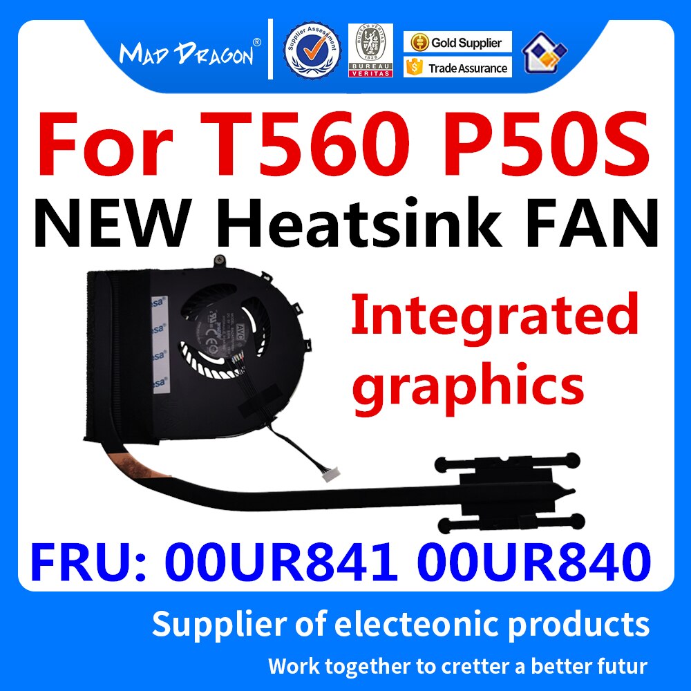 Ventilateur de refroidissement de CPU, pour Lenovo ThinkPad T560 P50S 00UR841 00UR840