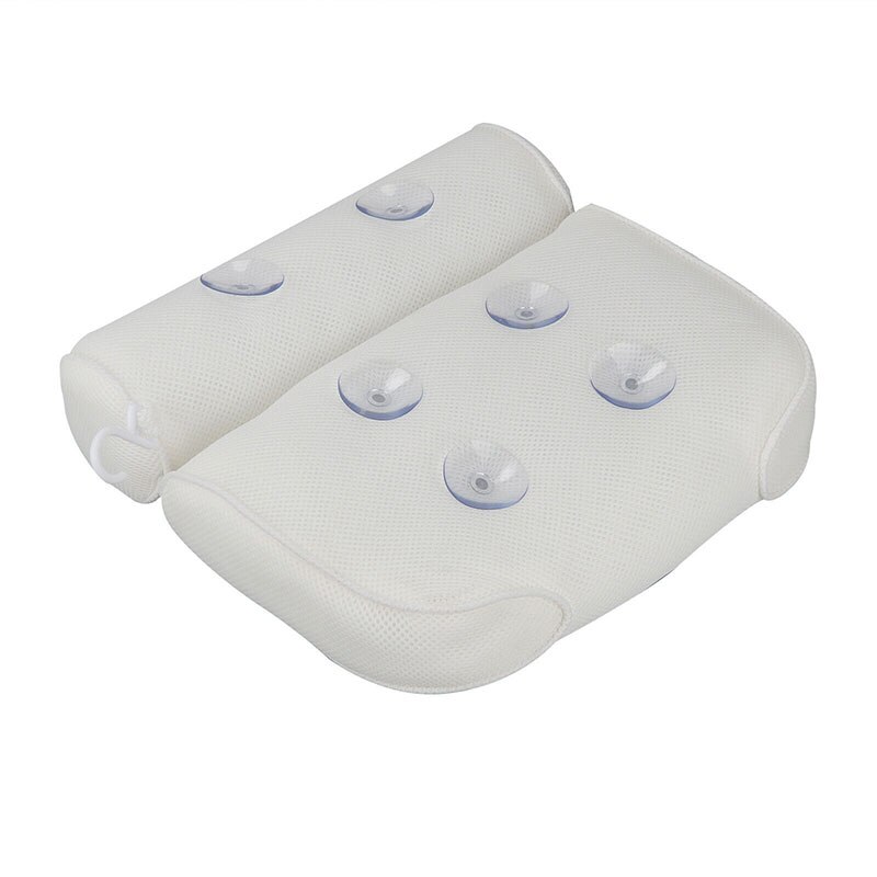 Spa pude badekar sugekop badeværelse pude med sugekopper til nakke tilbage badeværelsesforsyning