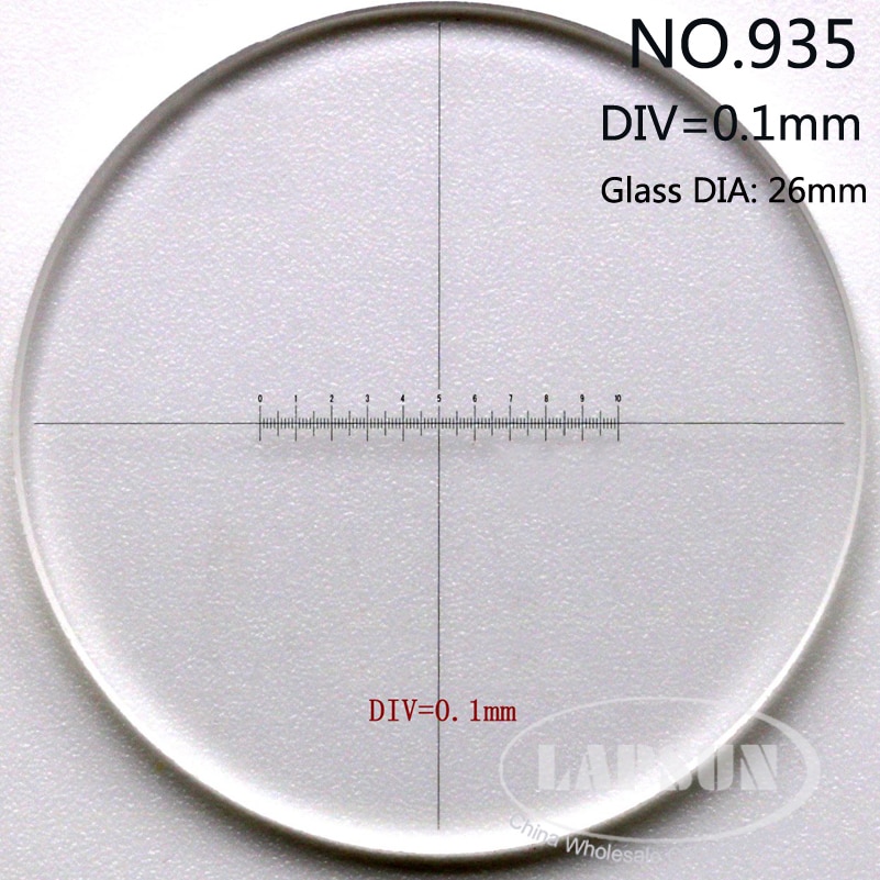 Oculair Micrometer en Podium Objectieve Kalibratie Dia voor Biologische Microscoop Oculaire Oculair Heerser DIA 19mm 23mm 26mm