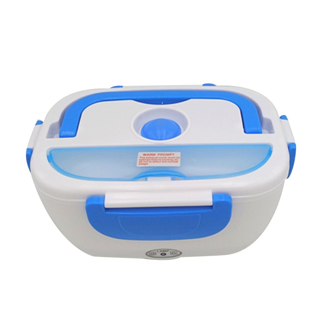casa macchina pranzo scatola elettrico portatile a doppio uso pranzo scatola riscaldamento elettrico per casa ufficio macchina contenitore per riso scaldavivande: Blu