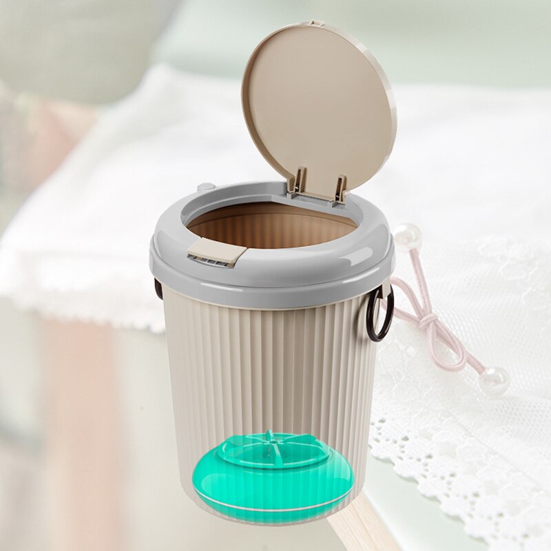 8L Mini Washing Machine Fully Automatic USB Charging Household Dehydration Mini Tube 3-5 Kg Wash And Dry Underwear Care Cleaner: MULTI