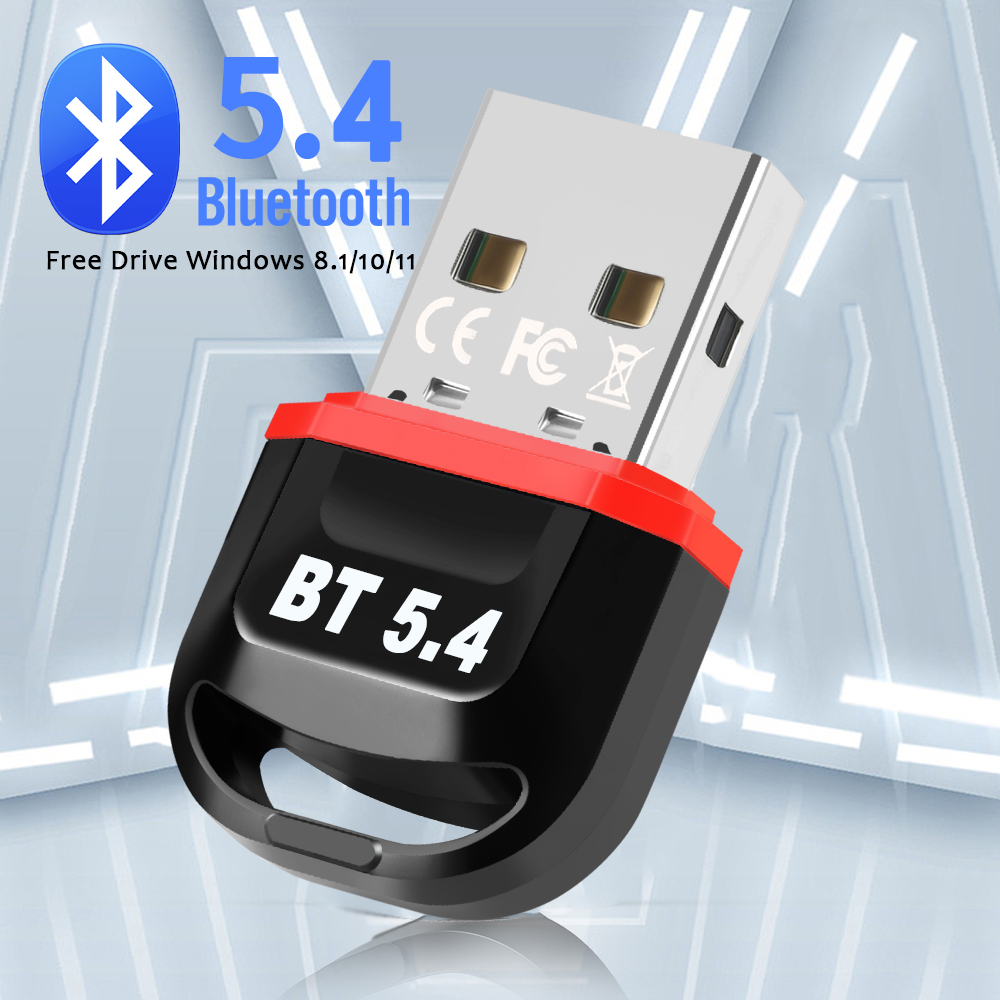 Adapter Bluetooth 5.4 5.3 5.0 do komputera PC USB Bluetooth Dongle Odbiornik do głośnika Mysz Klawiatura Muzyka Nadajnik audio: Default Title