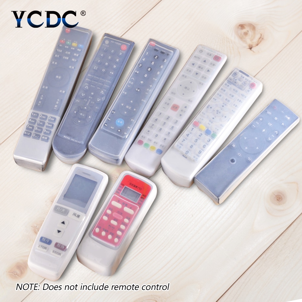 Transparent Silicone Remote Control Cover For Hisense Konka Haier TV Air Conditioner Remote Control Case Dust Protective Case