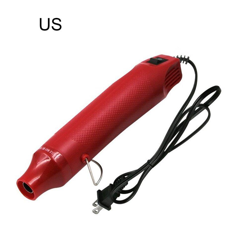 Air Tool Portable Soft Ceramic Shrinking Heat Tool Soft Ceramic Heat Tool For DIY Embossed Powder: 110V / Rood