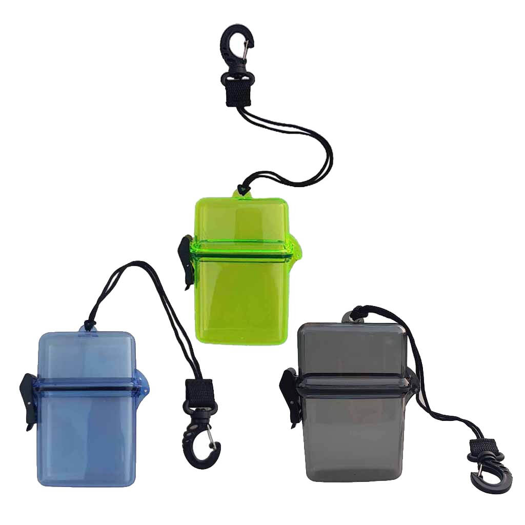 Bolsas de buceo de plástico contenedor de caja seca impermeable con Clip giratorio de buceo Kayaking Sailing