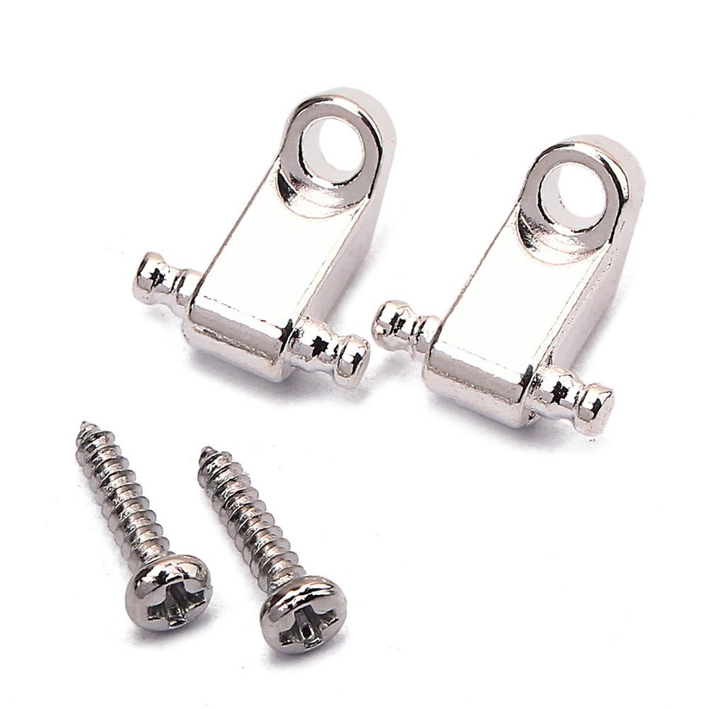 2pcs/set Roller Style String Retainers Tree for Electric Guitar: Silver