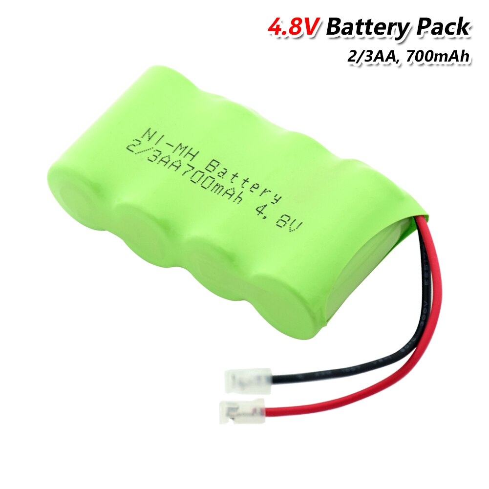 4.8V 700Mah 2/3AA Oplaadbare Ni-Mh Batterij Groep Universele Connector 700Mah Oplaadbare Nimh 2/3AA 4.8V Batterij